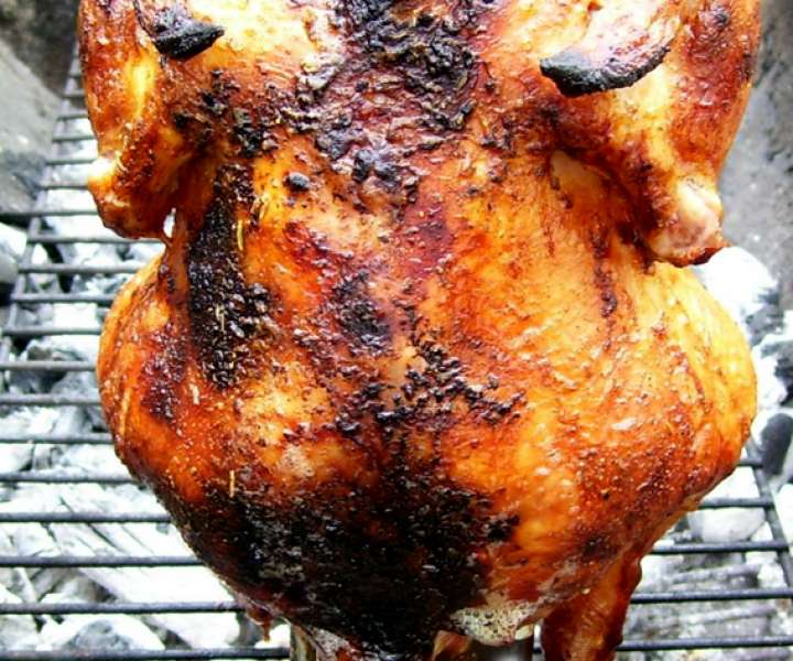 Beer can Xocolat Jerk Chicken recipe